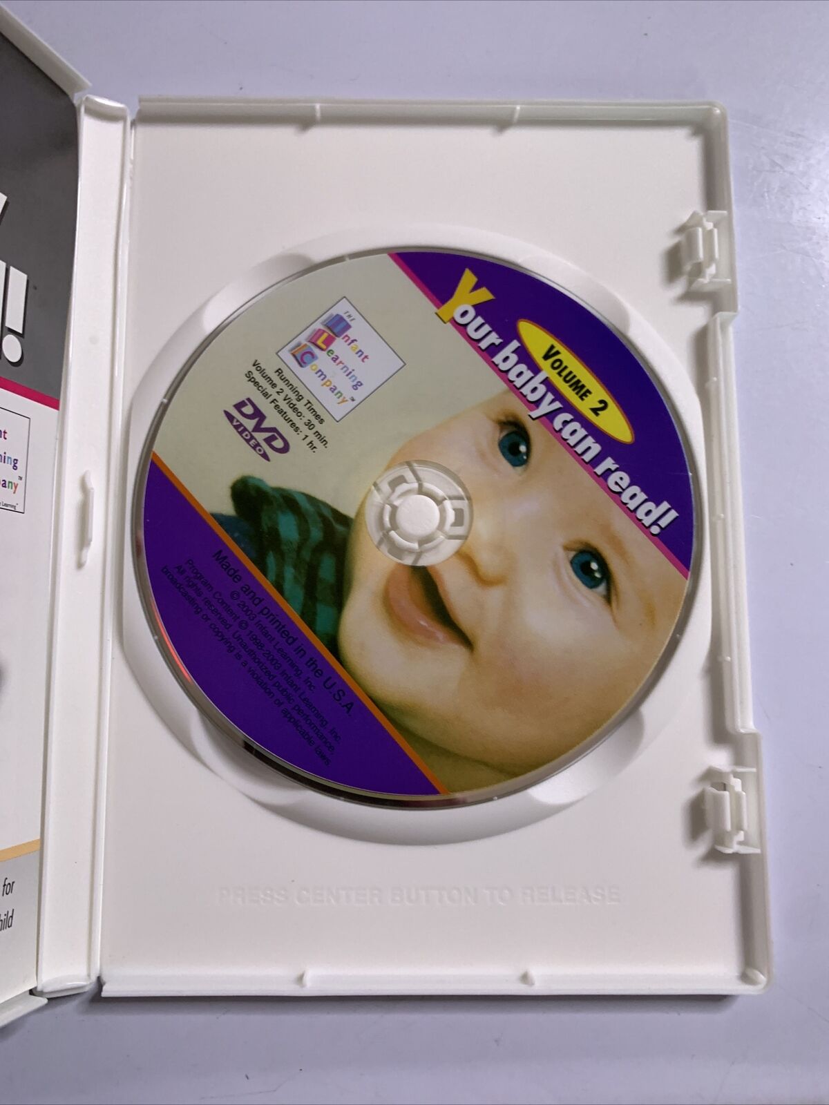 Your Baby Can Read DVD Early Language Development Series Vol 1 & 2 All Regions