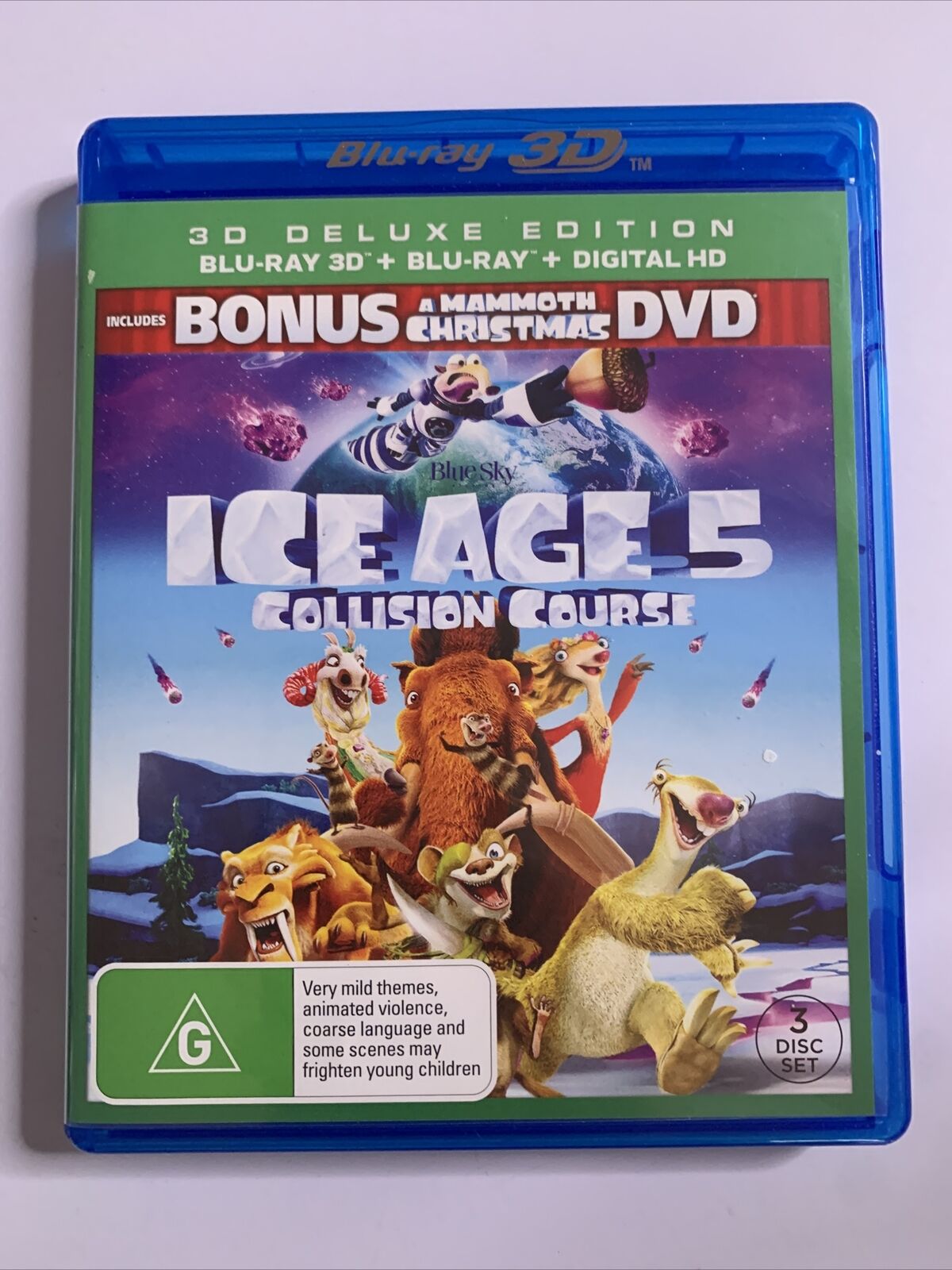 Ice Age - Collision Course (Blu-ray 3D, Bluray, DVD, 2016)