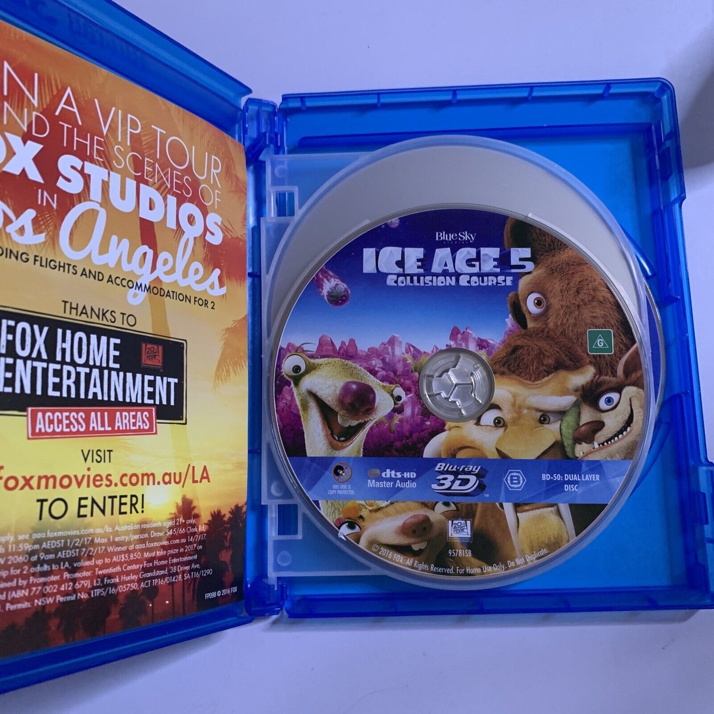 Ice Age - Collision Course (Blu-ray 3D, Bluray, DVD, 2016)