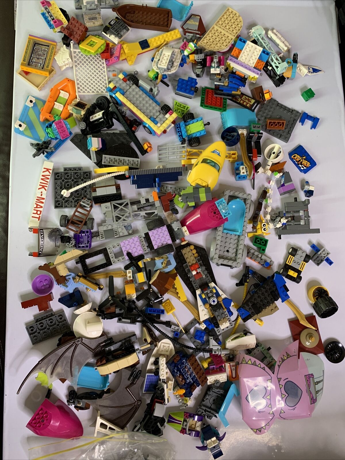 Lego Bulk Lot Airplane Dragons Technic Boats Cars 1.61kg Genuine Assorted