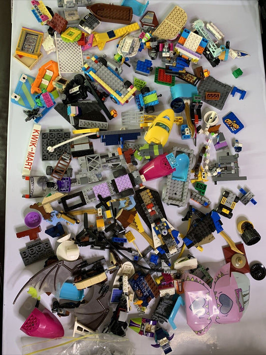 Lego Bulk Lot Airplane Dragons Technic Boats Cars 1.61kg Genuine Assorted