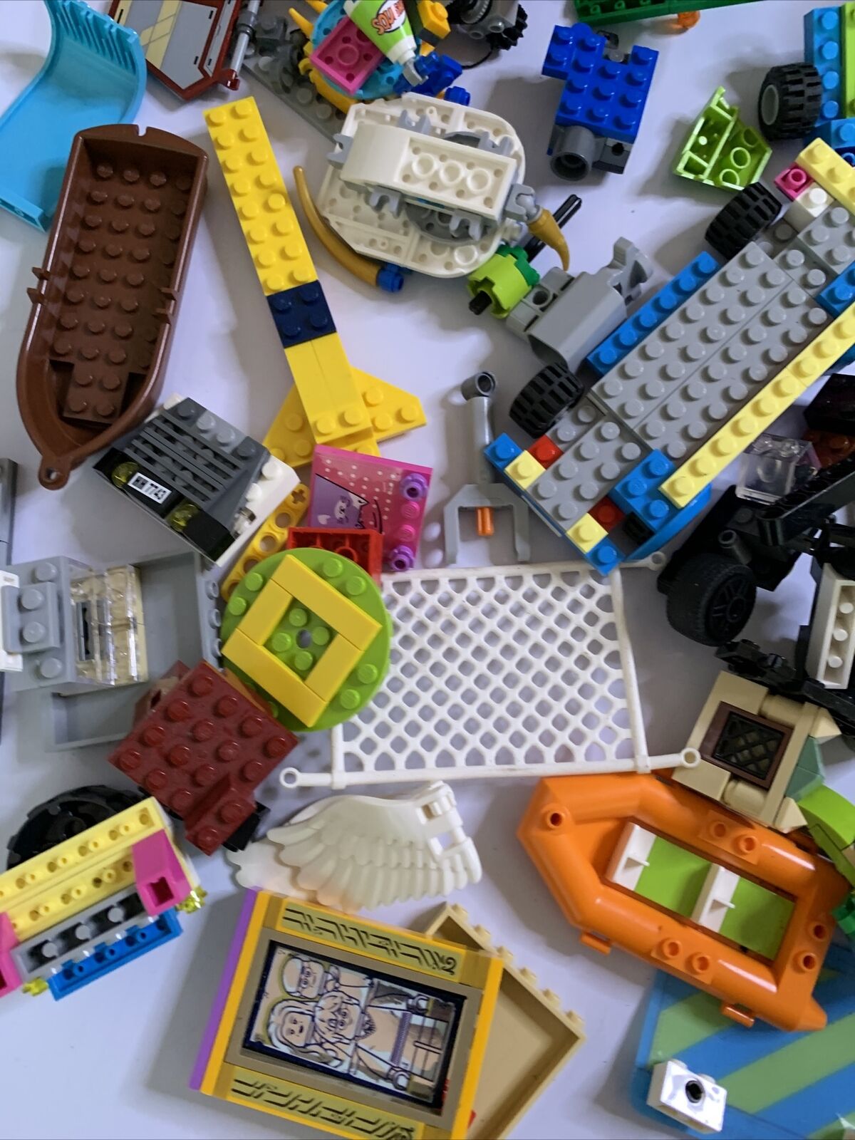 Lego Bulk Lot Airplane Dragons Technic Boats Cars 1.61kg Genuine Assorted