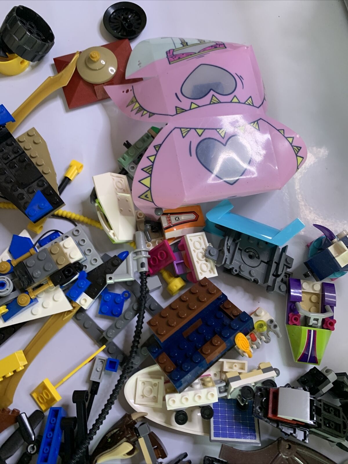 Lego Bulk Lot Airplane Dragons Technic Boats Cars 1.61kg Genuine Assorted