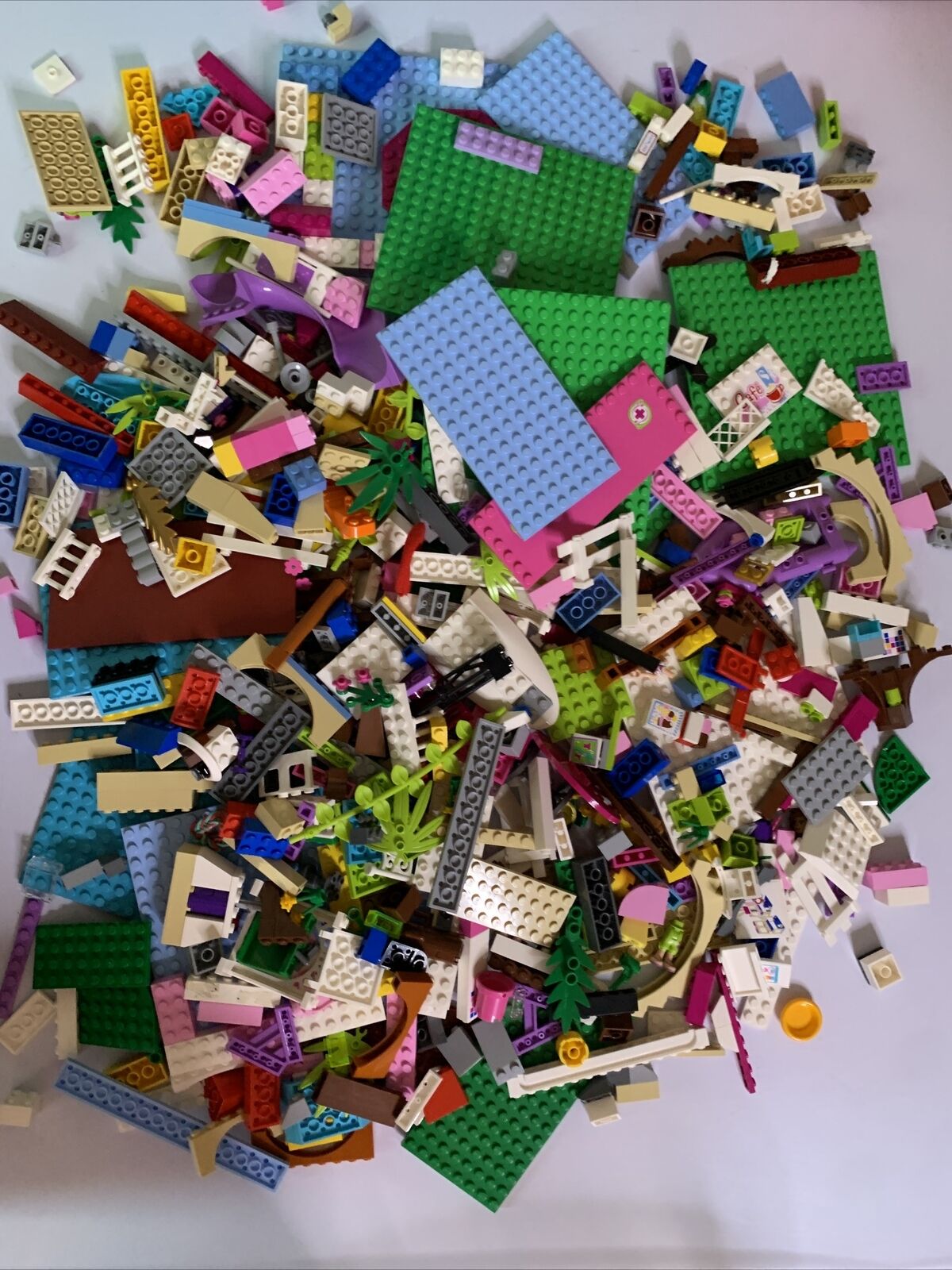 Lego Bulk Lot Friends Boat Large Pieces City Police Various Genuine 1.62kg