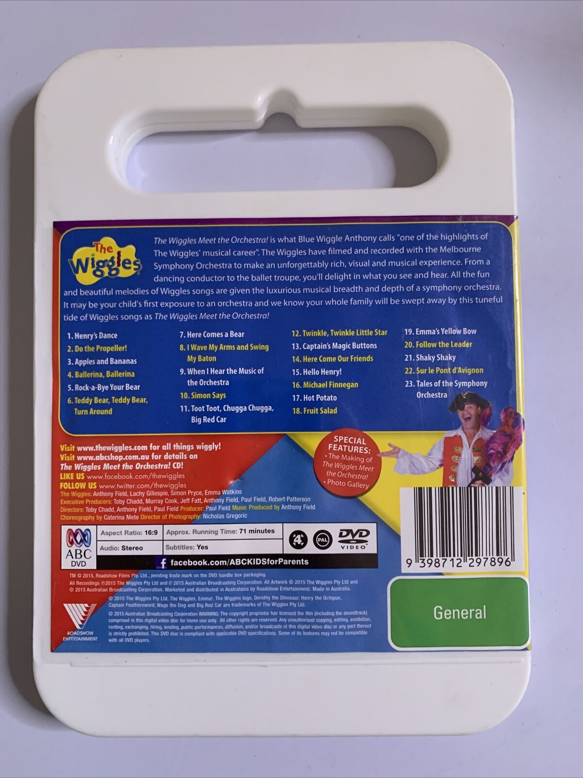 The Wiggles - Meet The Orchestra (DVD, 2015) ABC Region 4