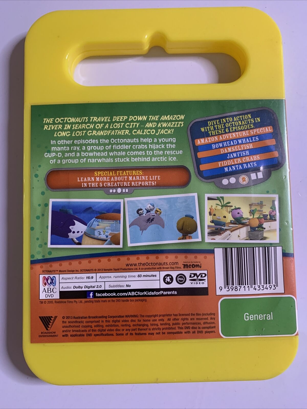 Octonauts Amazon Adventure DVD 2012 Region 4 Retro Unit Octonauts amazon adventure dvd 2012 region 4 retro unit