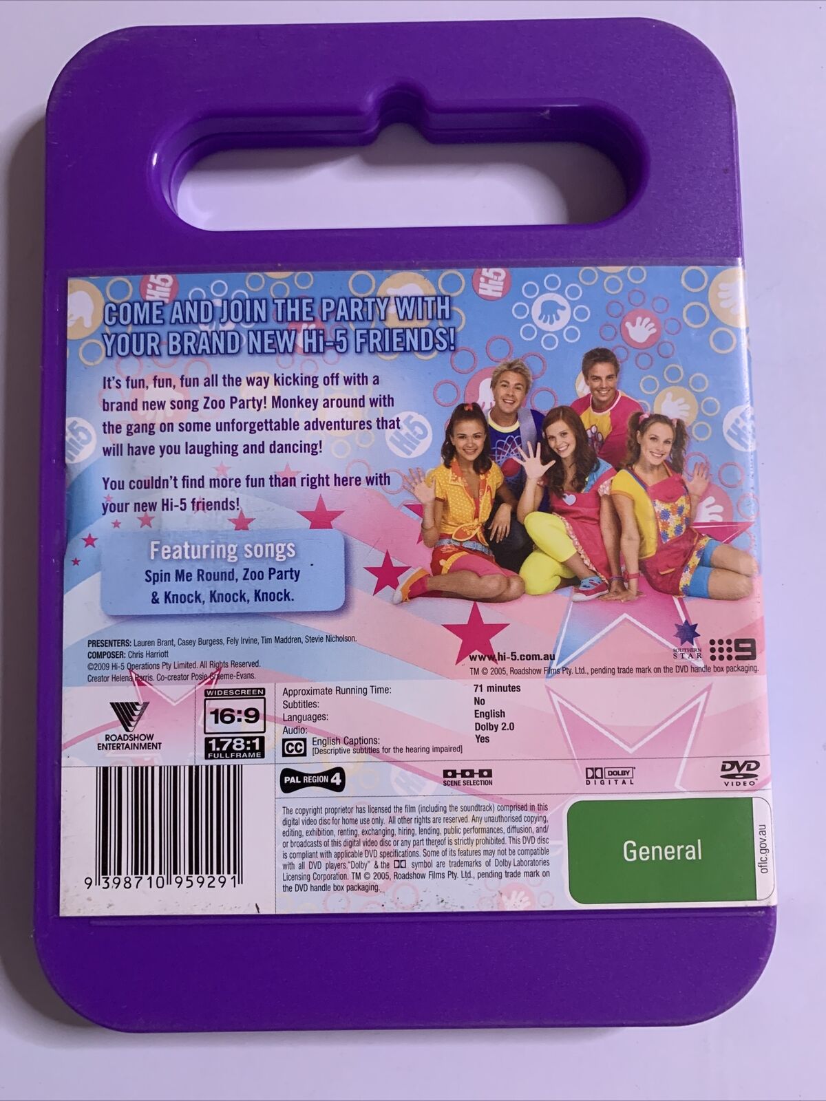 Hi-5 - Fun With Friends  (DVD, 2008)  Region 4