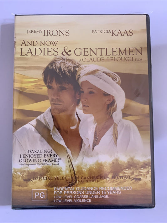 And Now Ladies And Gentlemen  (DVD,2002) Patricia Kaas, Jeremy Irons Region4 NEW