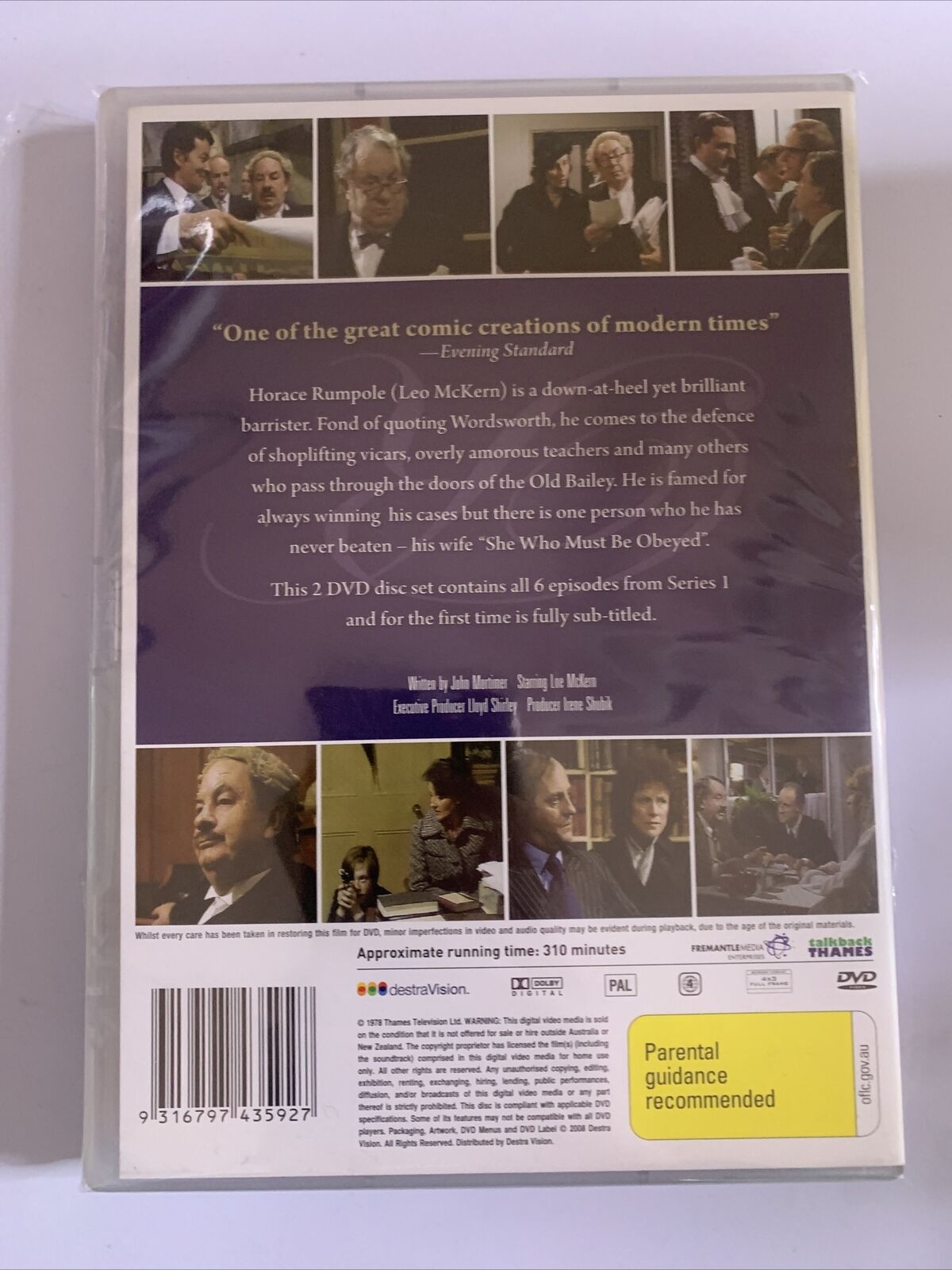 Rumpole Of The Bailey - Series 1 (DVD, 1979) Region 4  NEW