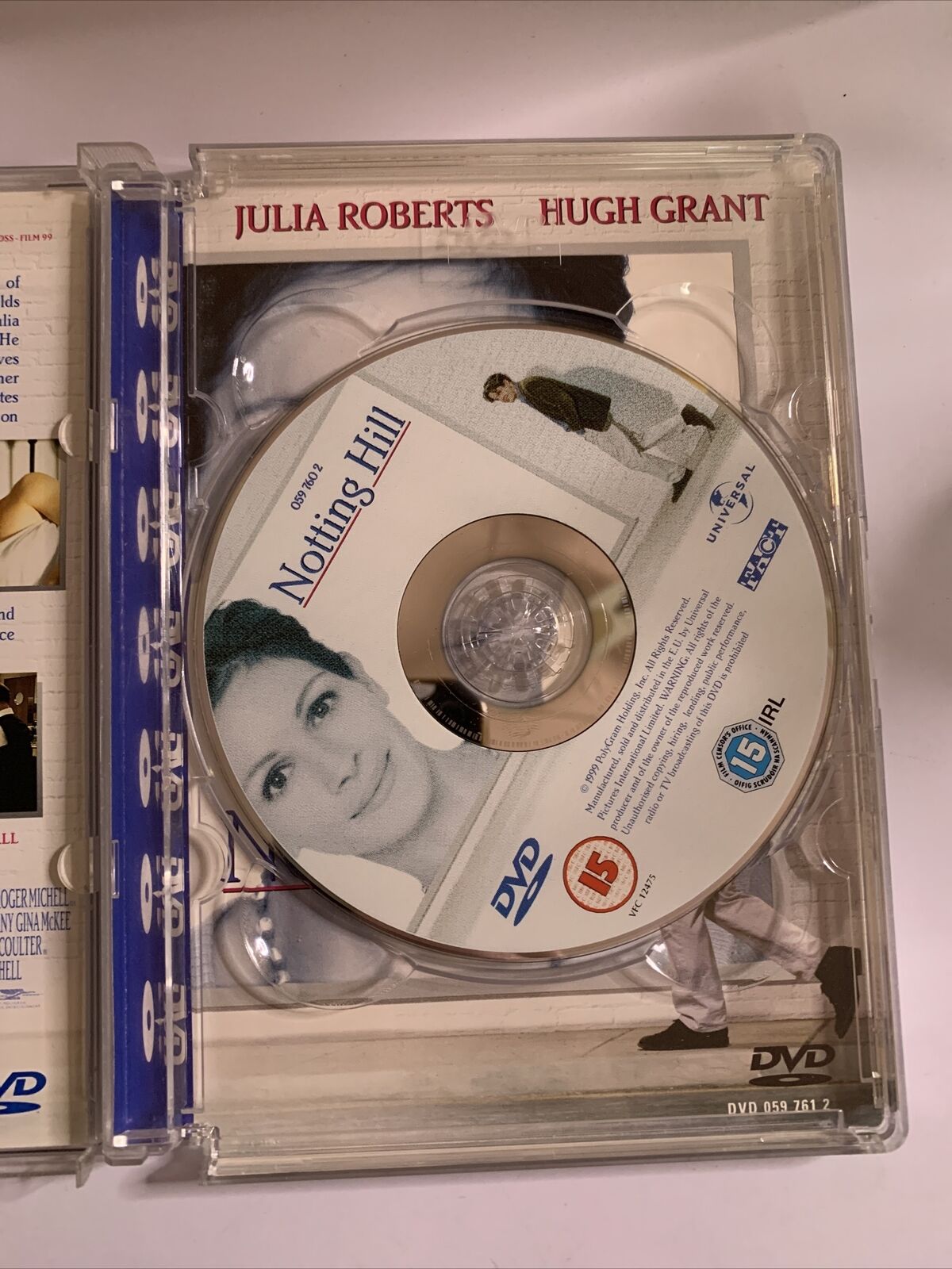 Notting Hill  (DVD, 1999) Hugh Grant, Julia Roberts. Region 4