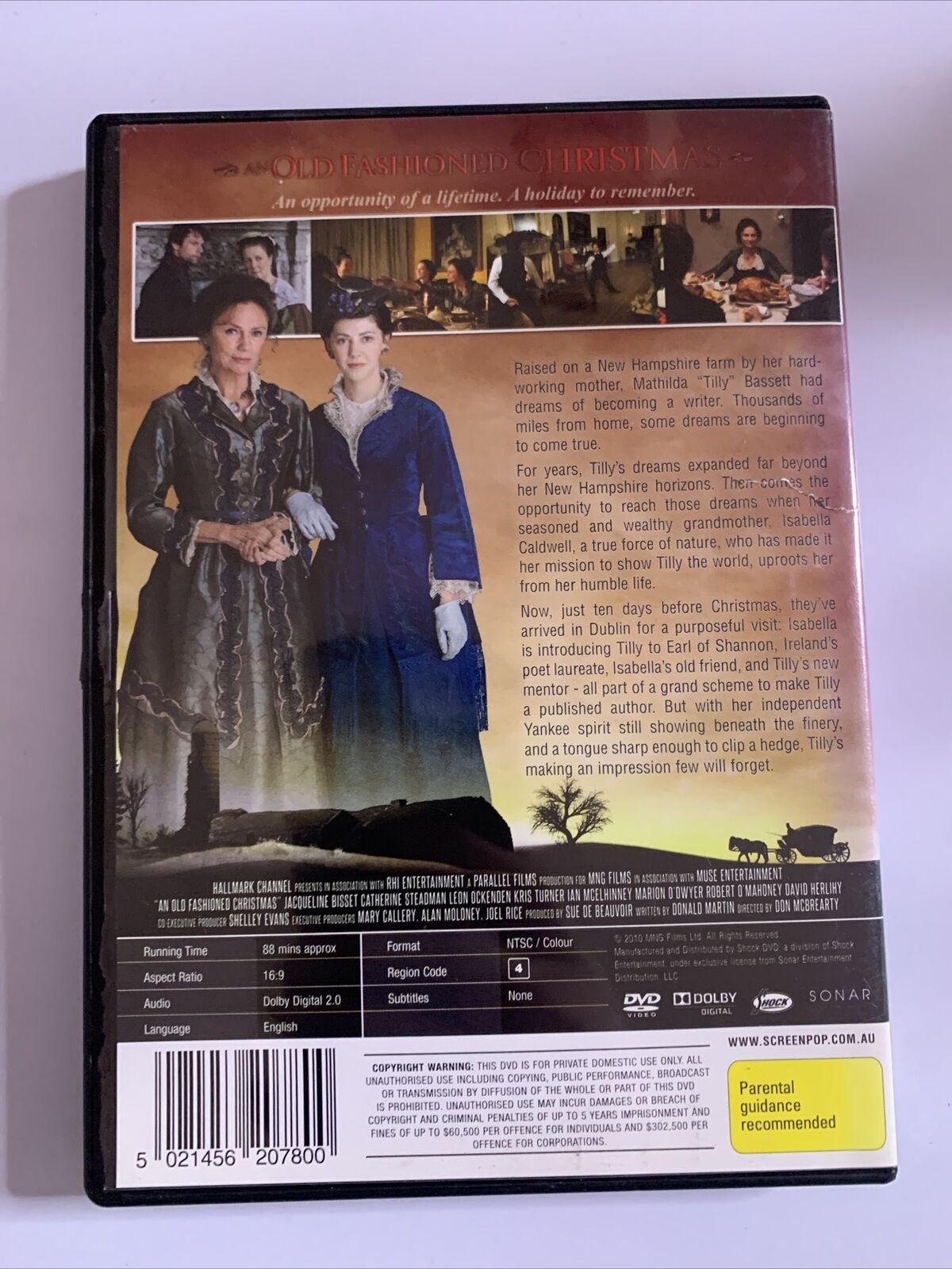 An Old Fashioned Christmas (DVD, 2010) Jacqueline Bisset Region 4