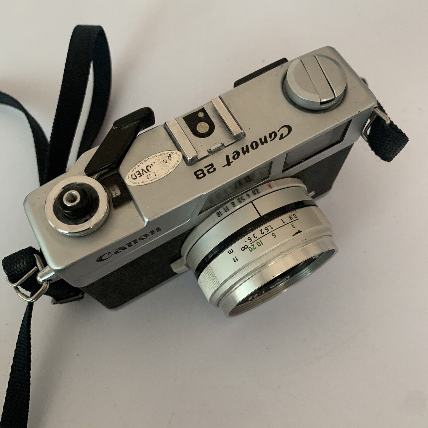 Canon Canonet 28 Film Camera Rangefinder 40mm 1:2.8 Lens