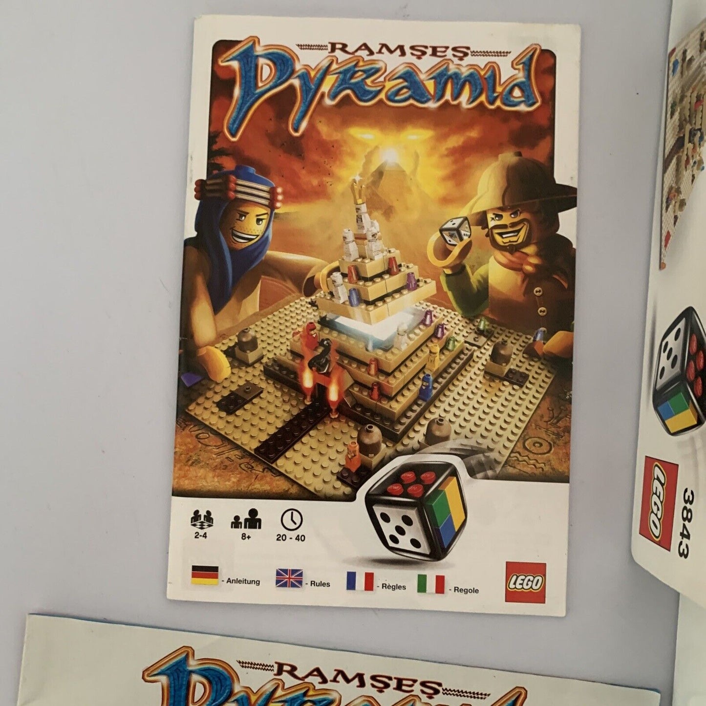 LEGO Ramses Pyramid Set 3843 (2009)