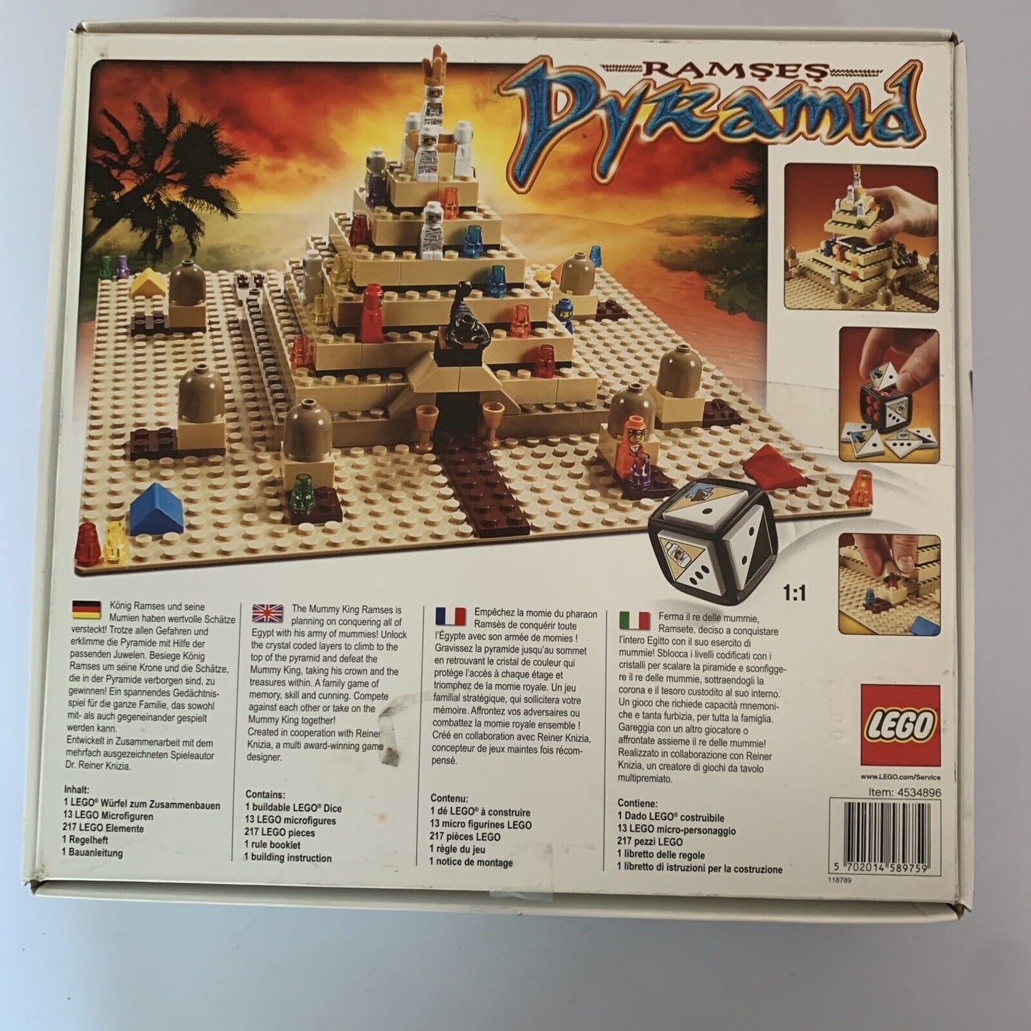 LEGO Ramses Pyramid Set 3843 (2009)