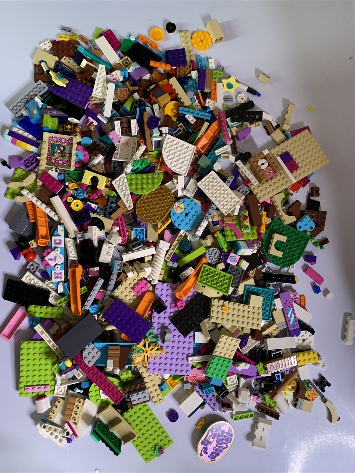 Lego Genuine bulk Friends Colourful Pieces Houses City lot 1.56kg