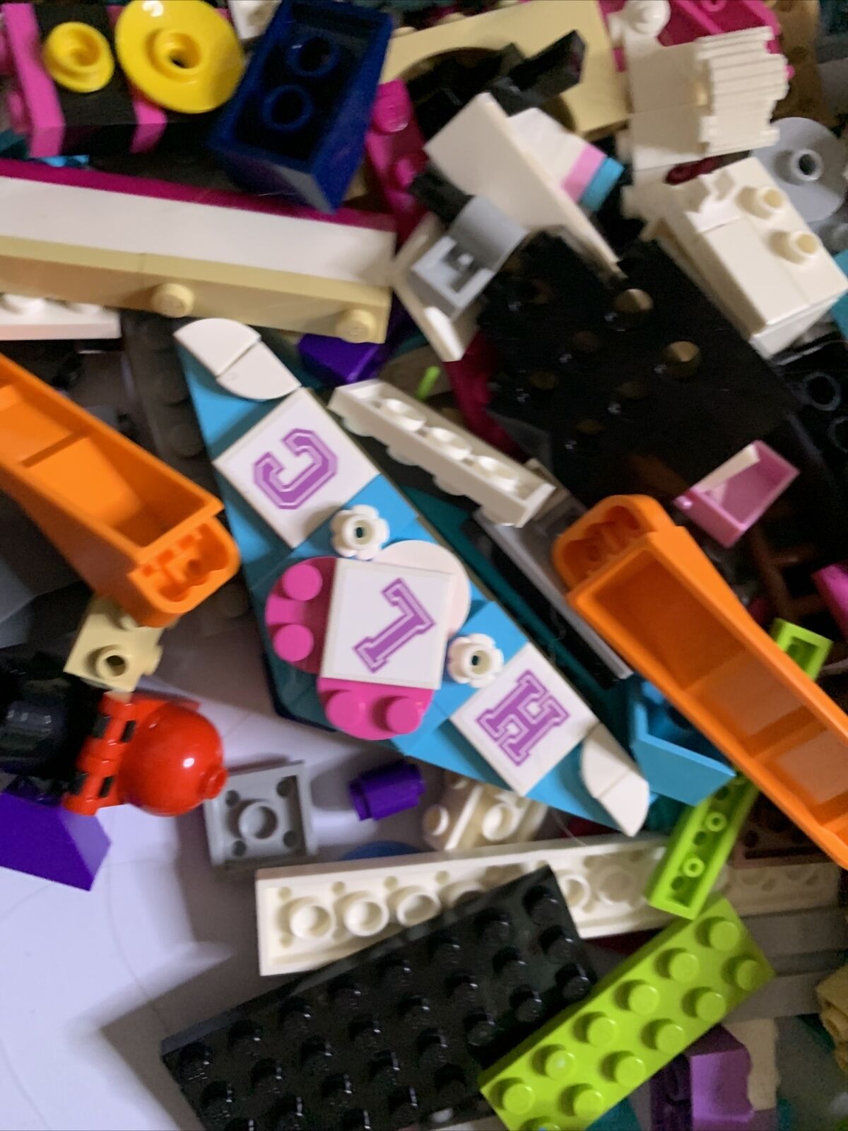 Lego Genuine bulk Friends Colourful Pieces Houses City lot 1.56kg