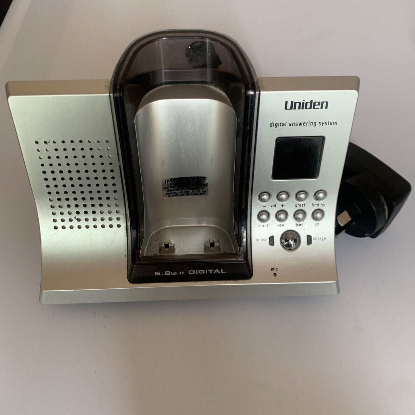 Uniden WDSS5335+1 Base Unit & AAD-041S(M) Power Supply only *no handset