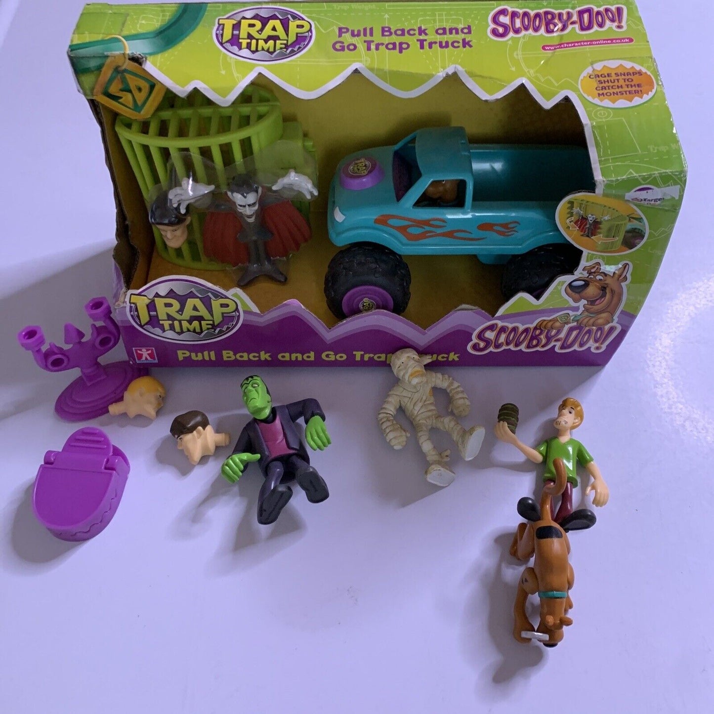 Scooby-Doo Trap Time Pull Back Truck & Characters