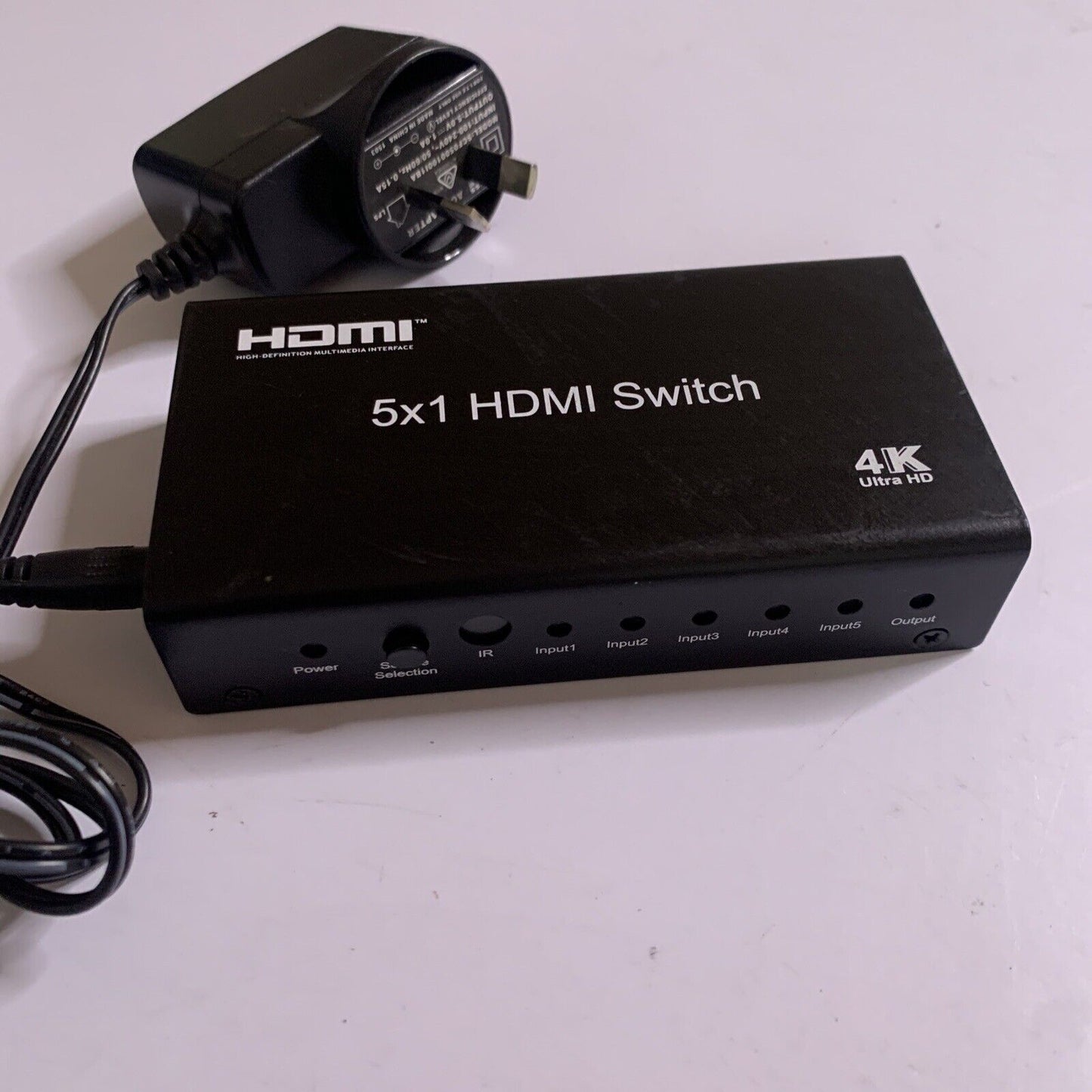 5-Port HDMI Switch 4K Ultra HD Switcher