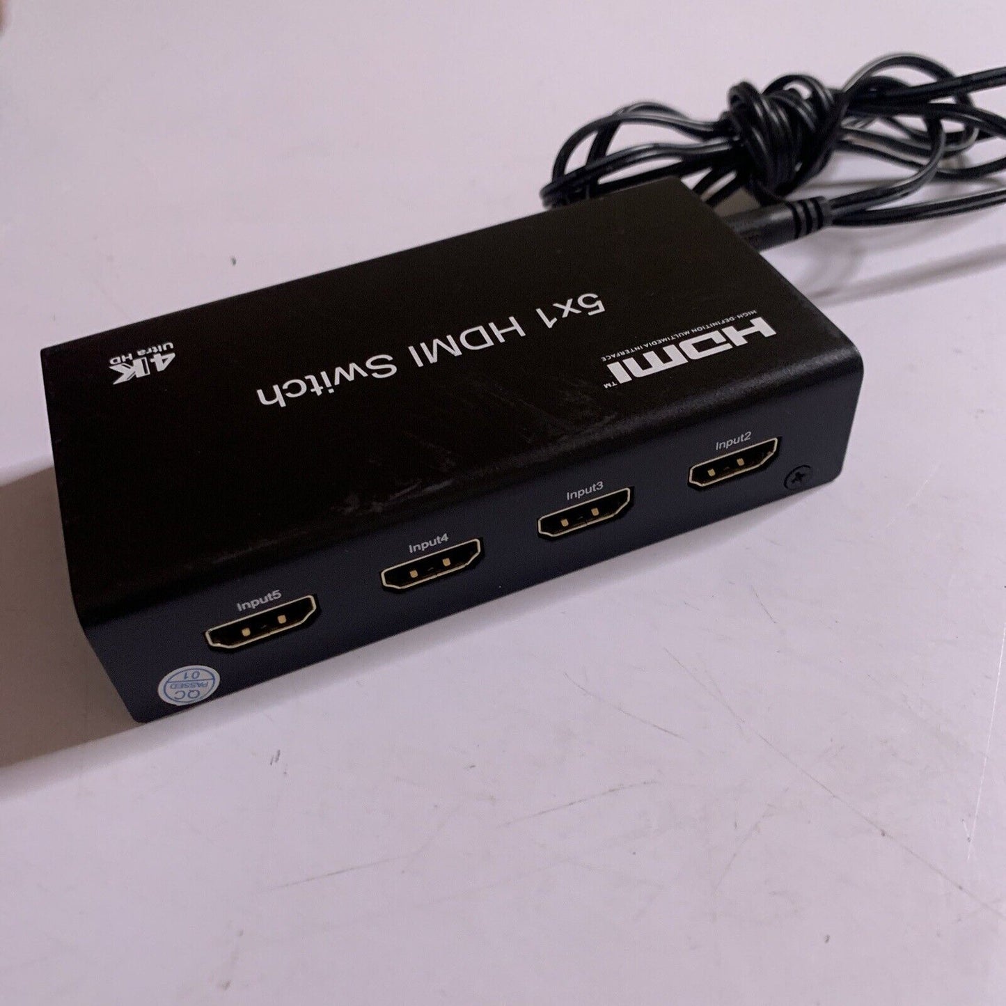 5-Port HDMI Switch 4K Ultra HD Switcher