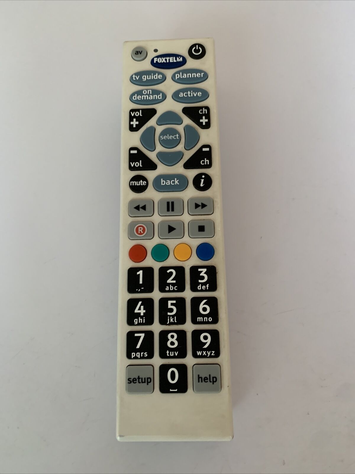 Genuine Foxtel Remote Control Large Button 1520 T1 2 – Retro Unit