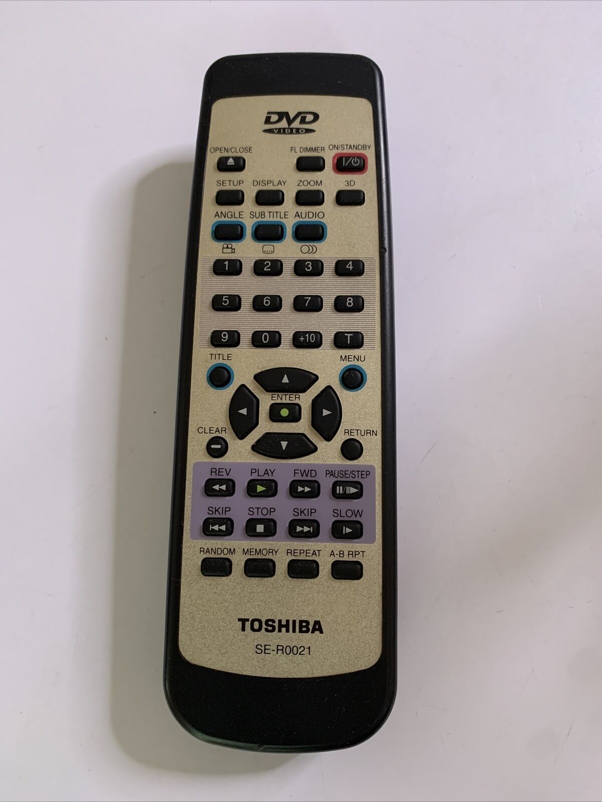 Toshiba SE-R0021 Remote Control for DVD Player Genuine