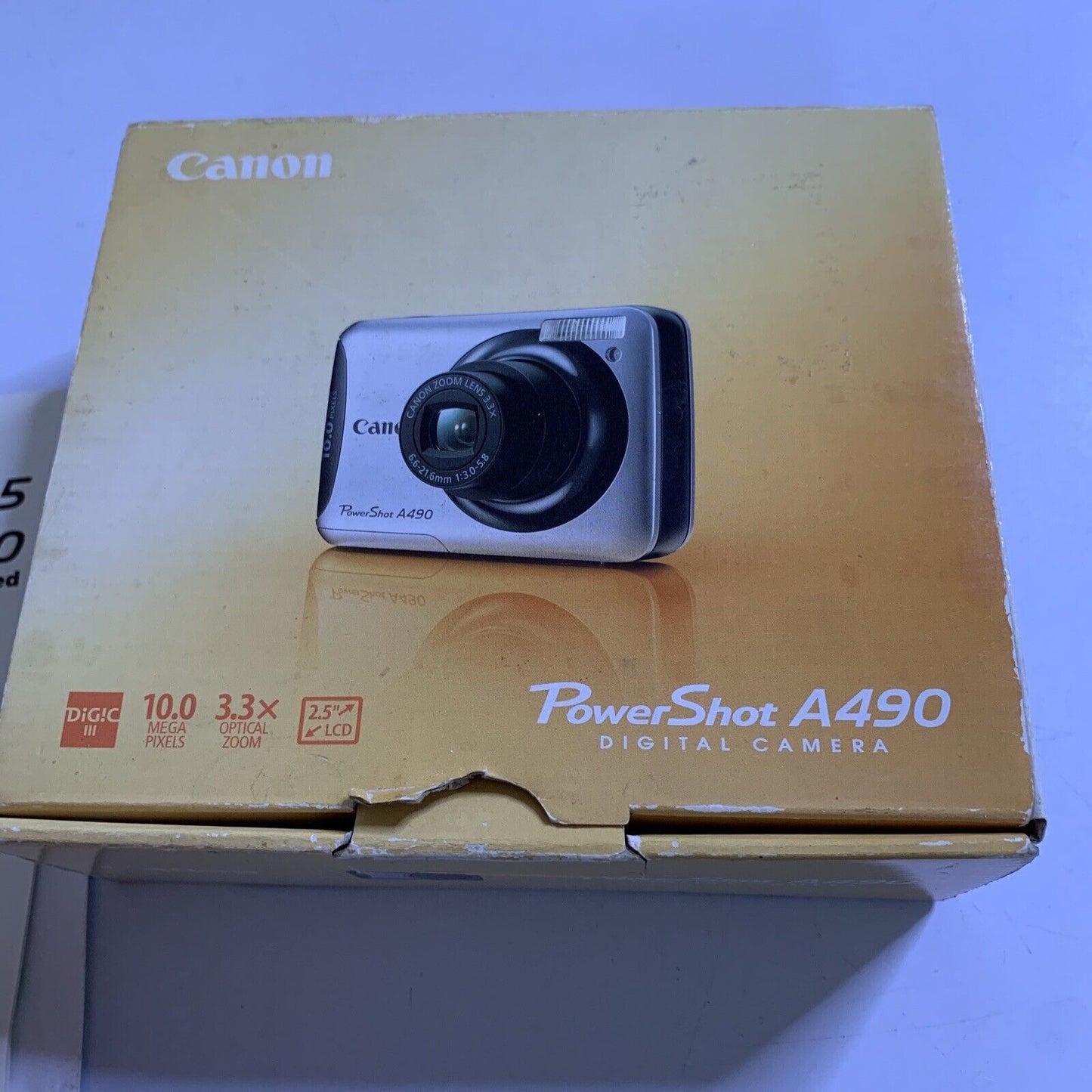 Canon PowerShot A490 Digital Camera 10MP 3.3x Zoom