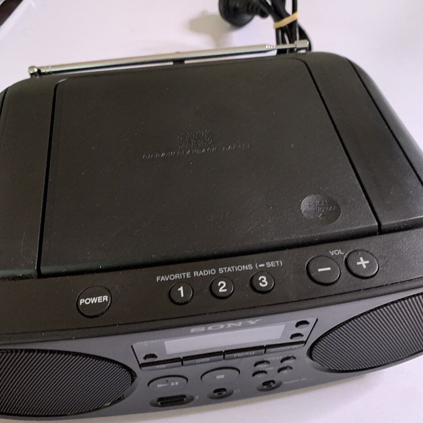 Sony Personal Audio System Boombox CD Radio USB ZS-PS50