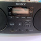 Sony Personal Audio System Boombox CD Radio USB ZS-PS50