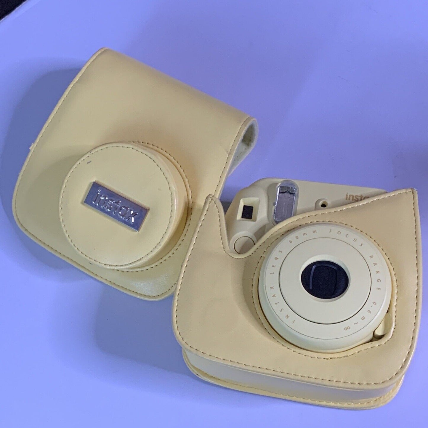 Fujifilm Instax Mini 8 Instant Camera Yellow with Case