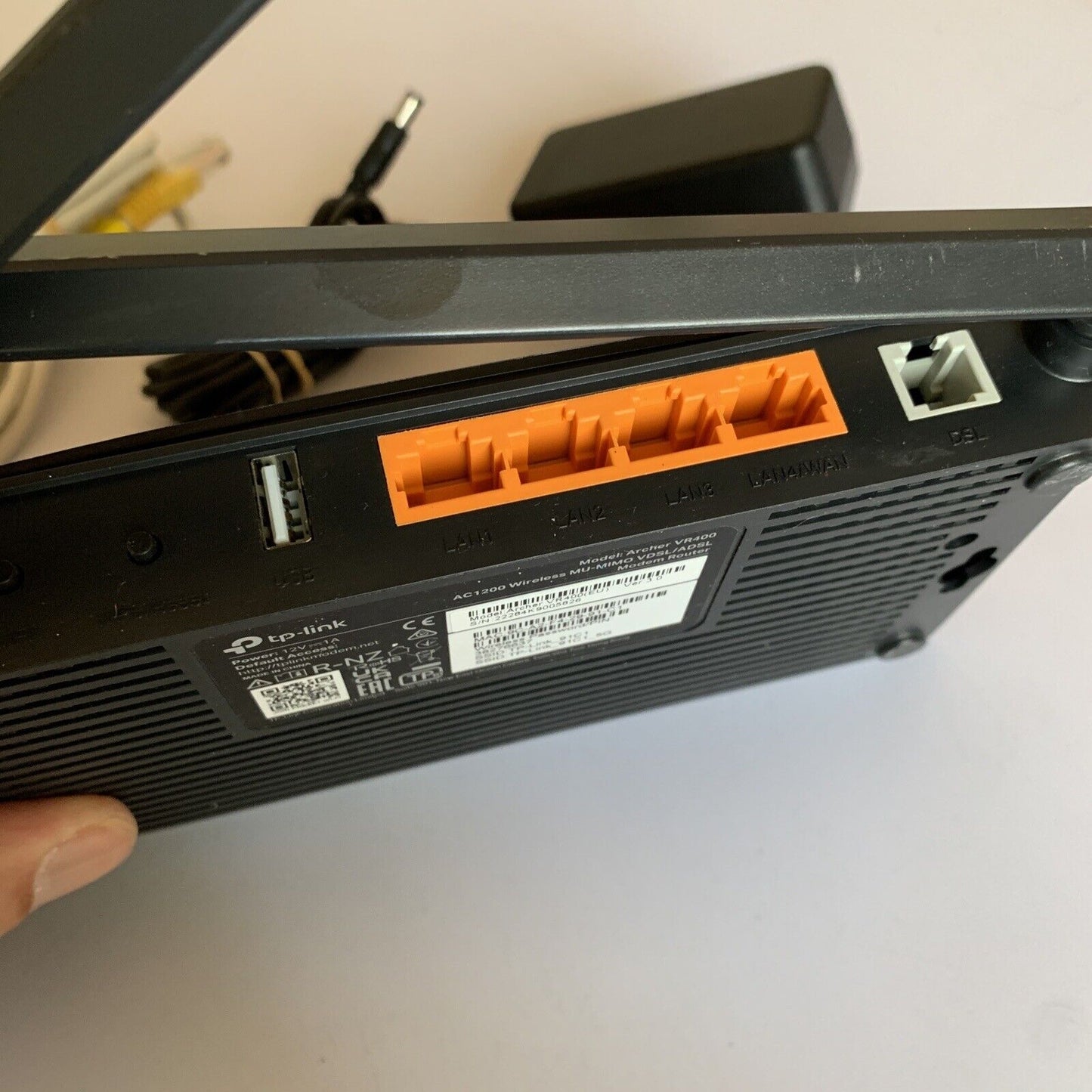 TP-Link VR400 AC1200 Wireless MU-MIMO Modem Wi-Fi Router