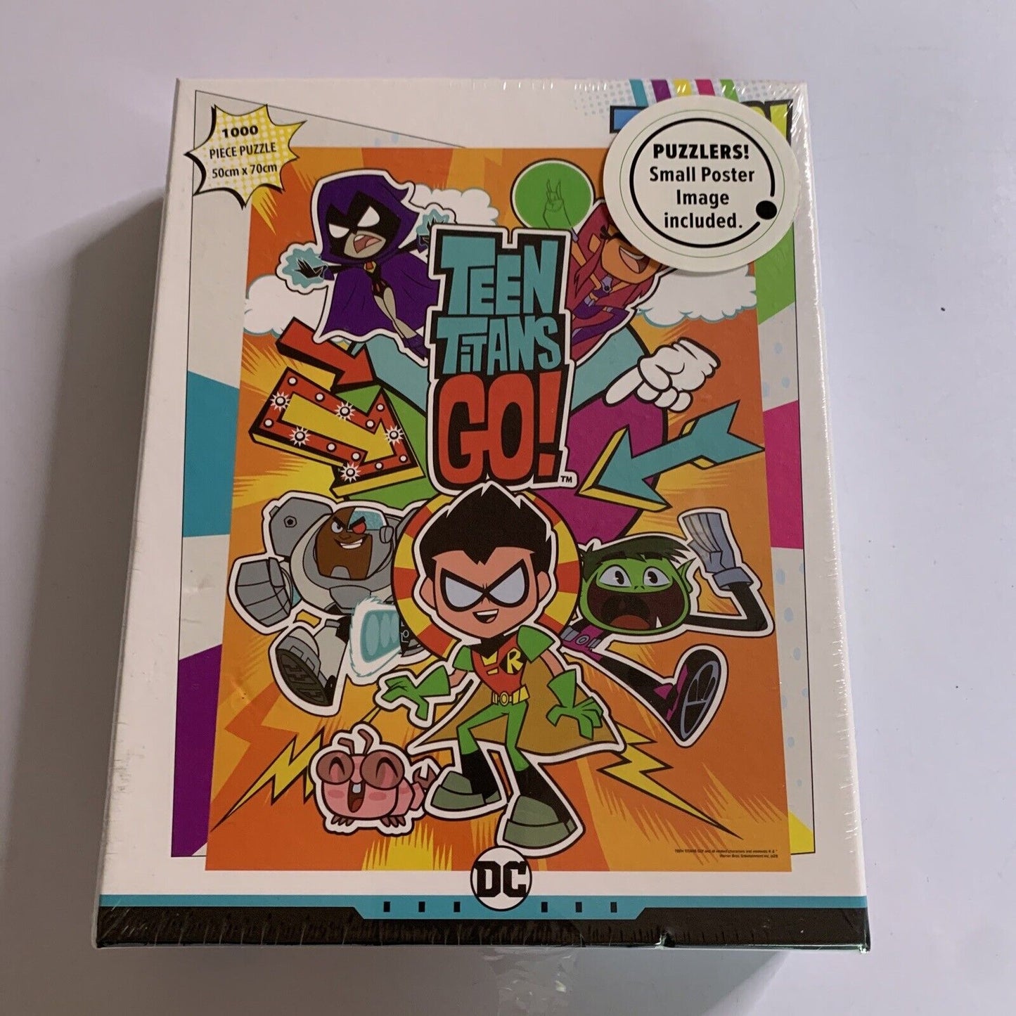 Teen Titans Go! 1000 Piece Jigsaw Puzzle 50x70cm with Small Poster NEW Sealed