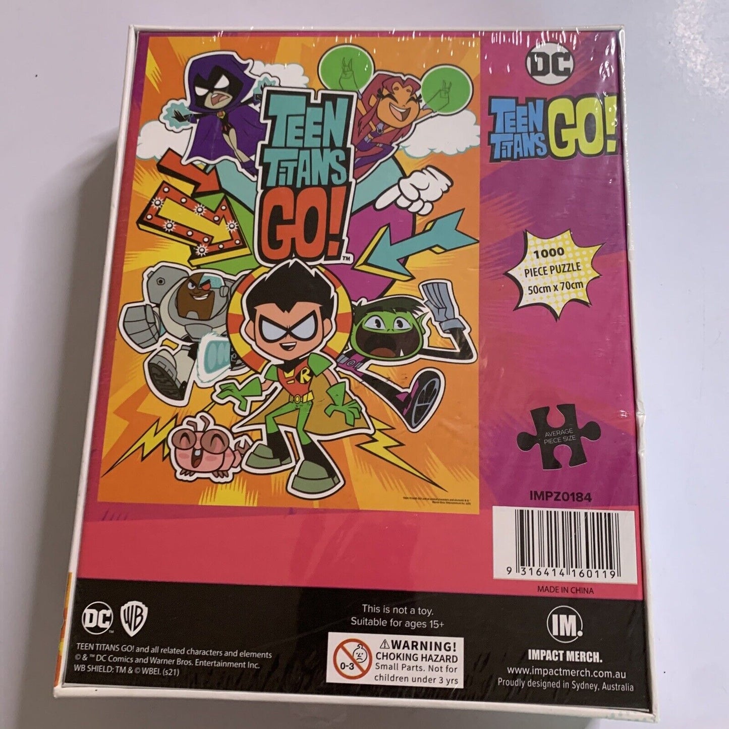 Teen Titans Go! 1000 Piece Jigsaw Puzzle 50x70cm with Small Poster NEW Sealed