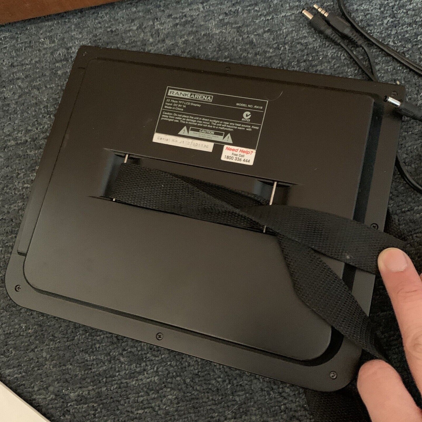 Rank Arena Dual Screen 9” Portable DVD Player Region 4