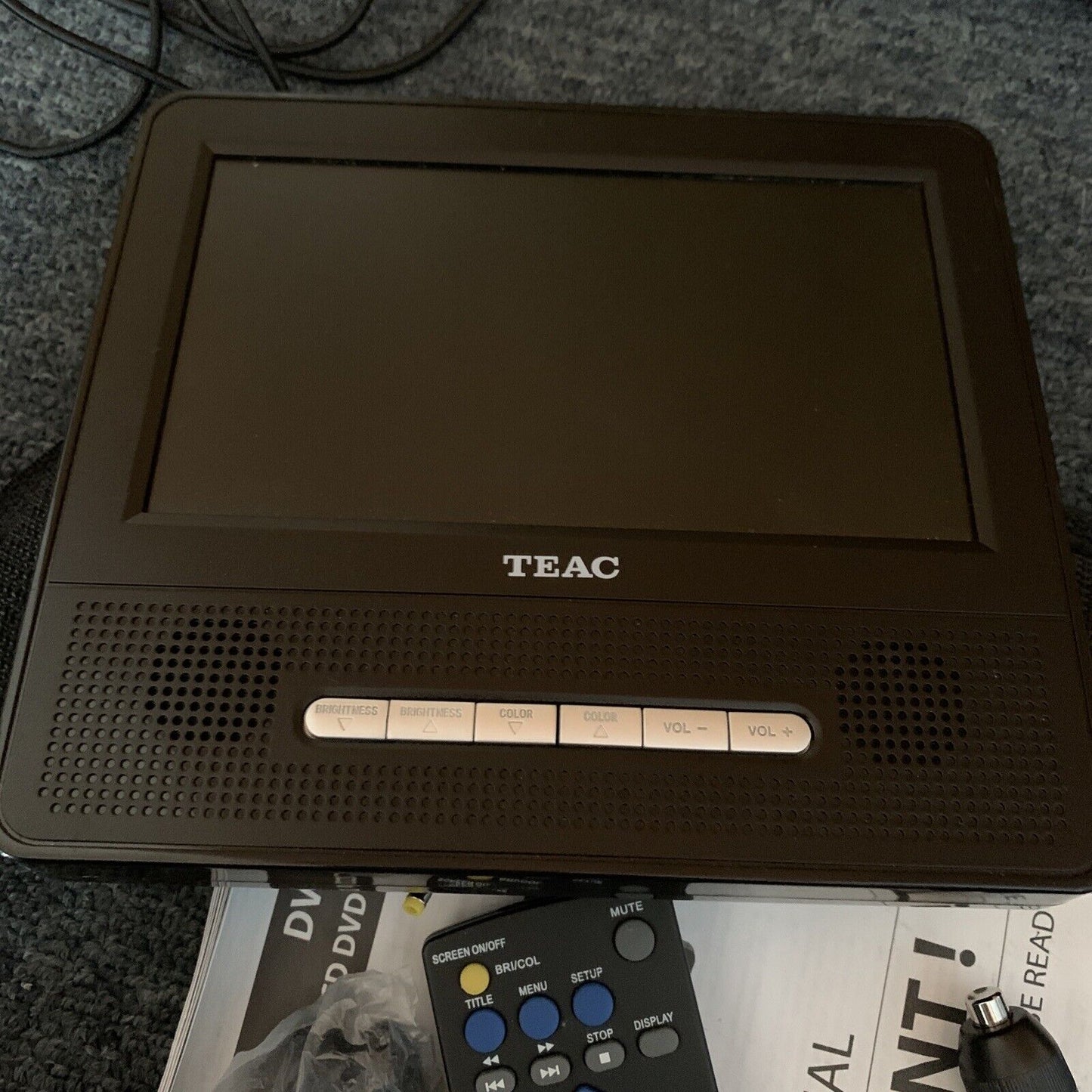 Teac Dual Portable 7” LCD DVD Player DVP373T