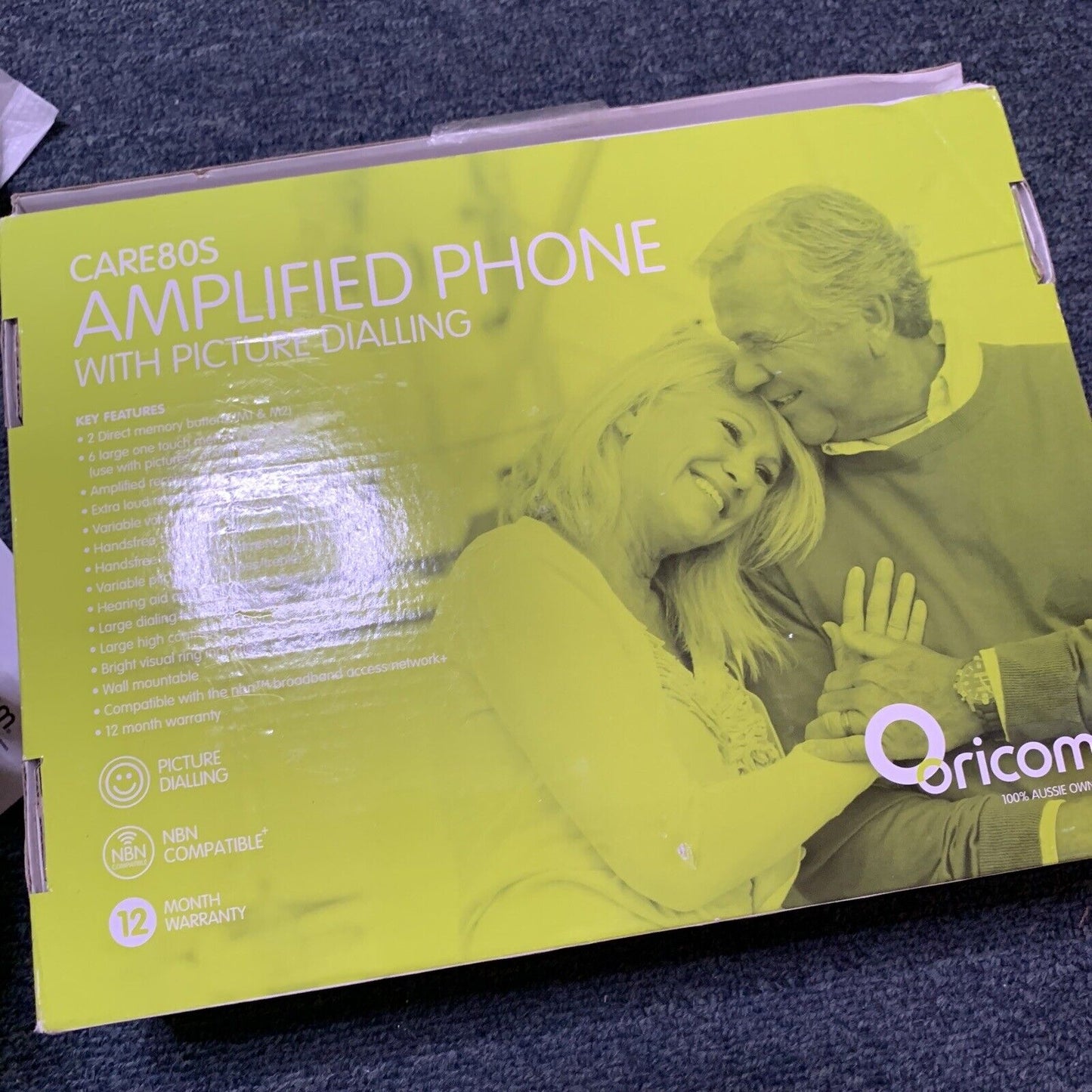 Oricom Amplified Corded Telephone with Large Buttons NBN Compatible CARE80S