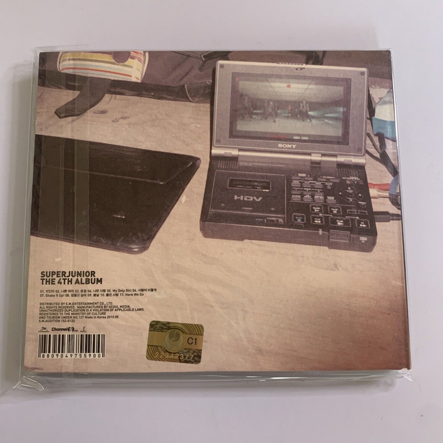 Super Junior – BONAMANA The 4th Album (CD, 2010) Digipak K-Pop