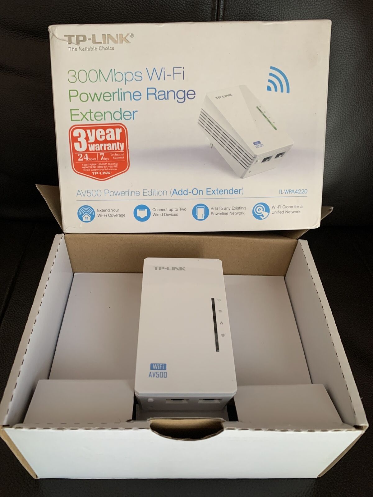 TP-LINK Av500 WiFi Powerline Add on Extender