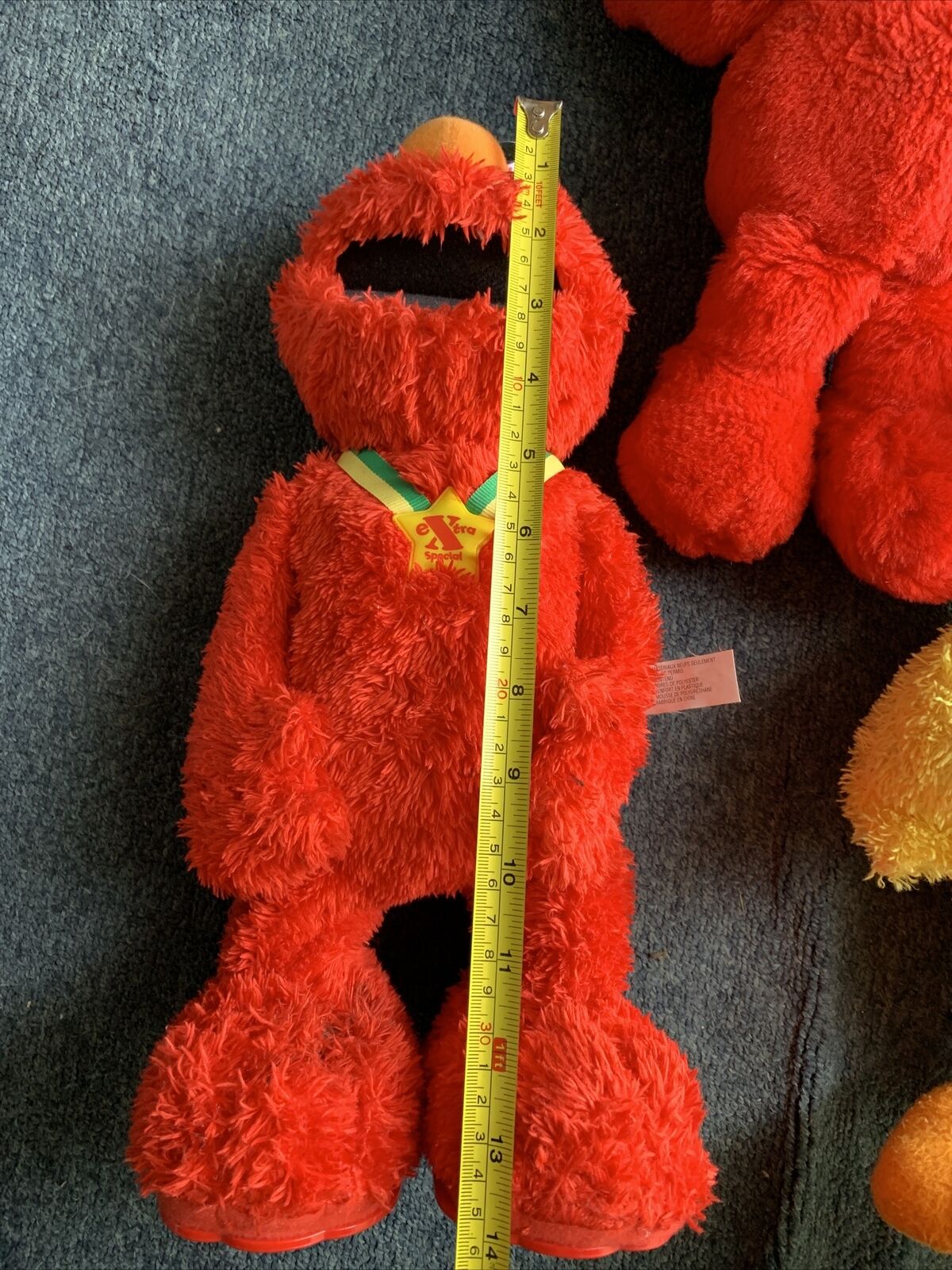 3x Elmo Plush Figure Toy Tickle Me Dancing 35cm