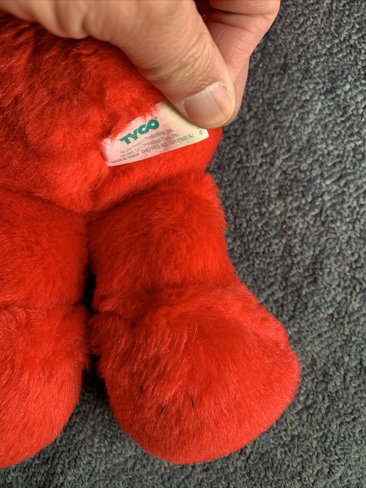 3x Elmo Plush Figure Toy Tickle Me Dancing 35cm