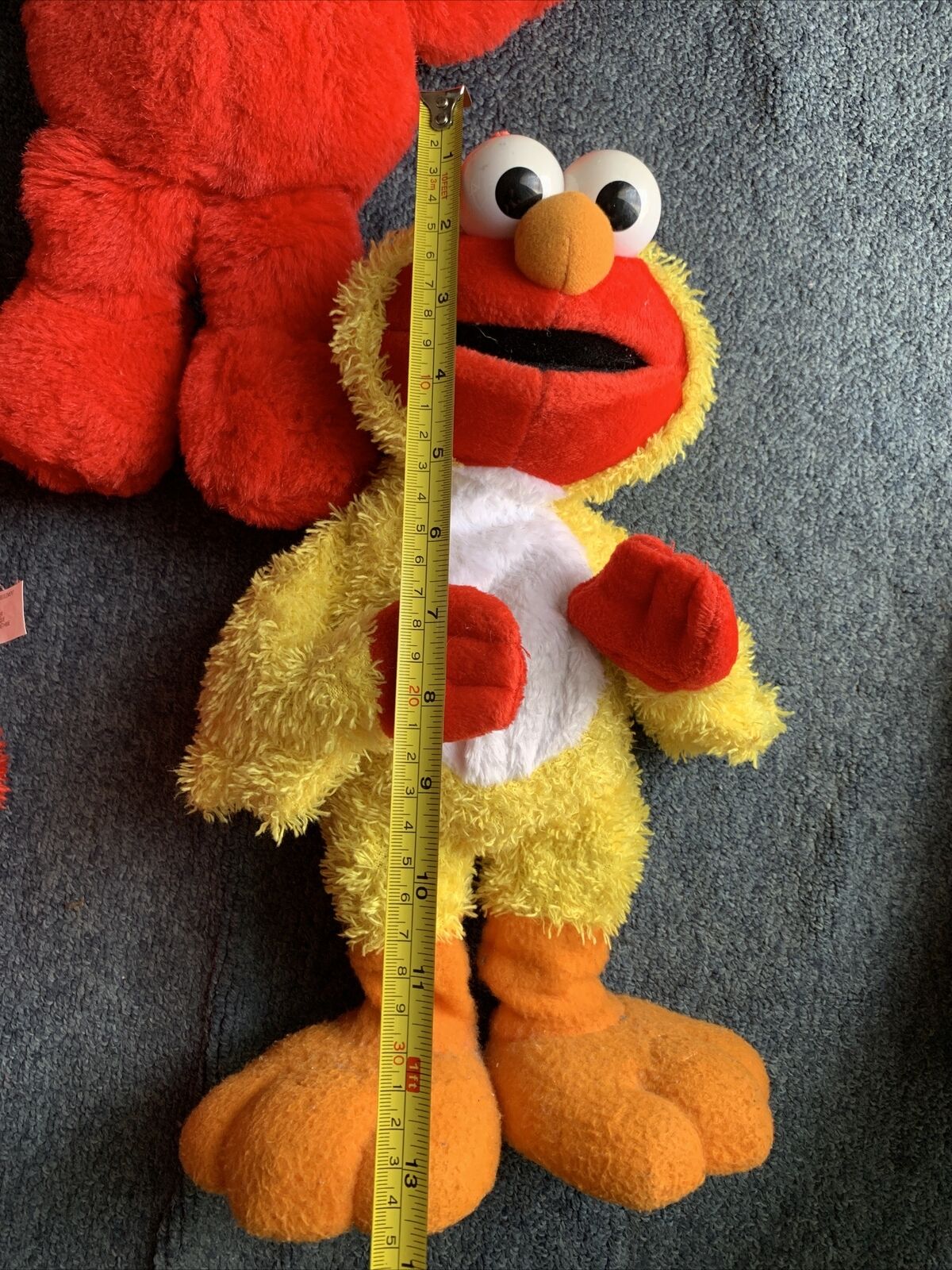 3x Elmo Plush Figure Toy Tickle Me Dancing 35cm