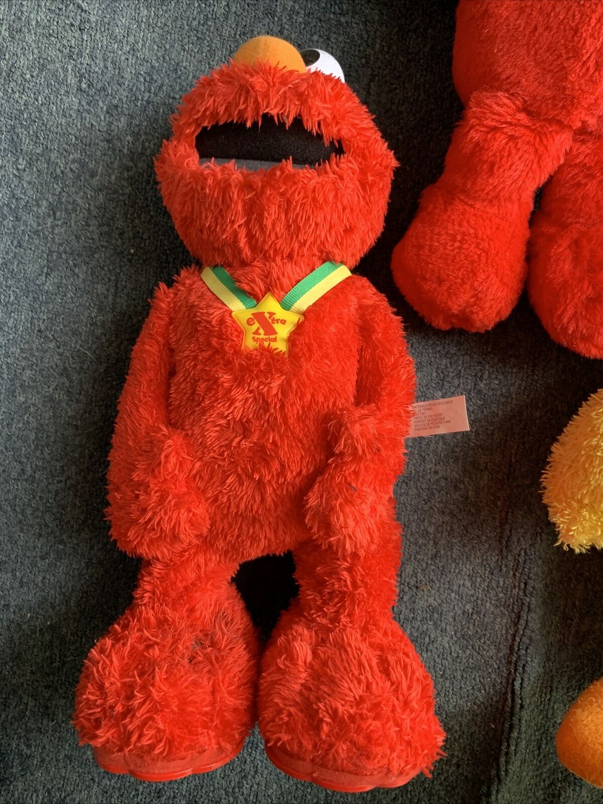 3x Elmo Plush Figure Toy Tickle Me Dancing 35cm