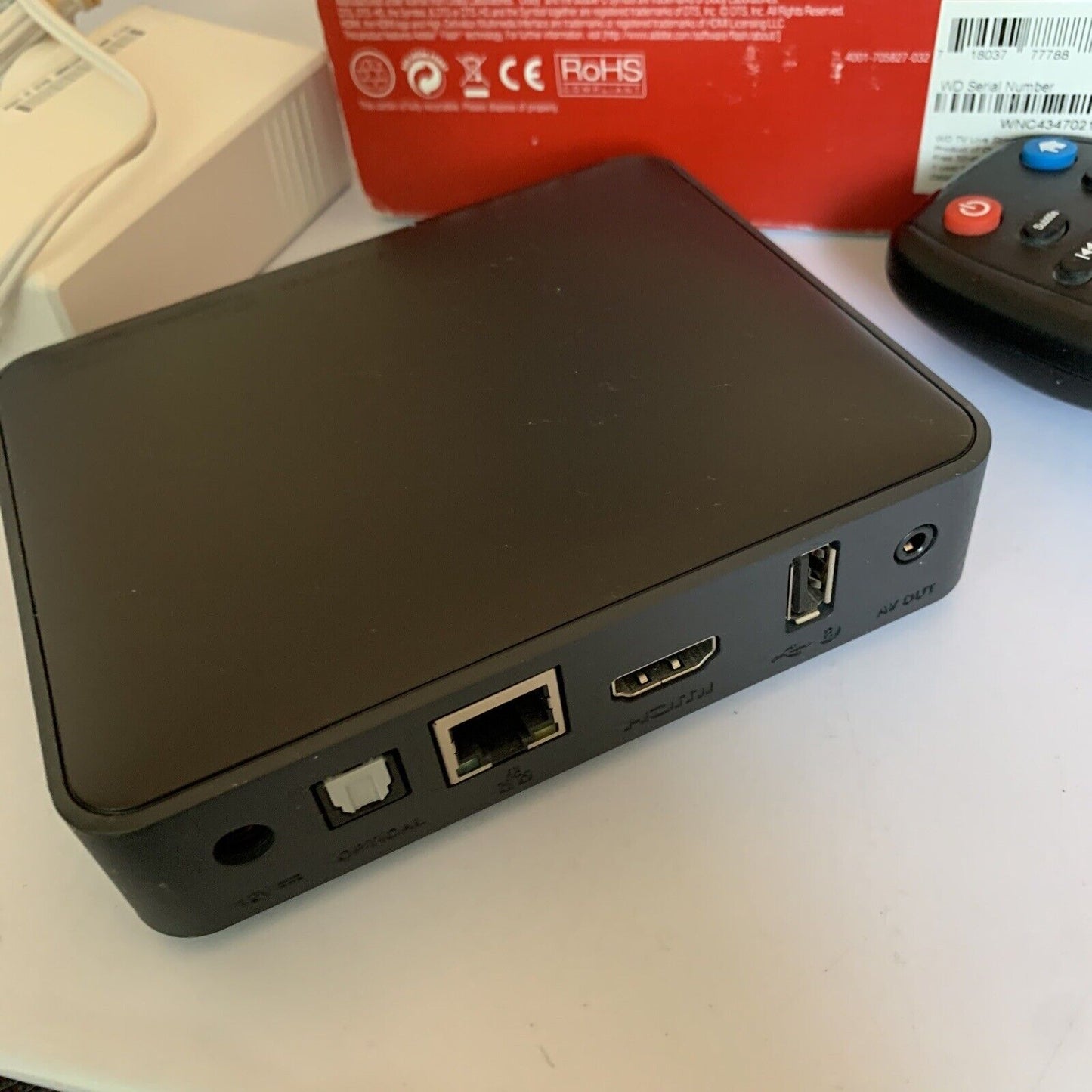 Western Digital WD TV Live Media Streamer WDBGXT0000NBK02