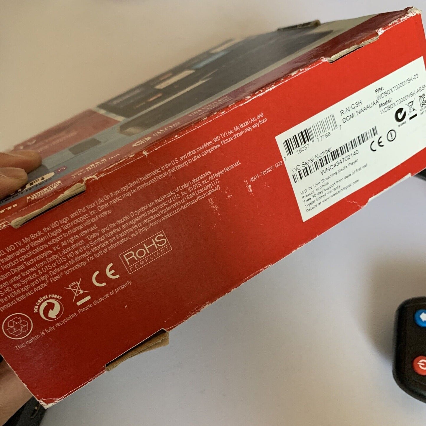 Western Digital WD TV Live Media Streamer WDBGXT0000NBK02