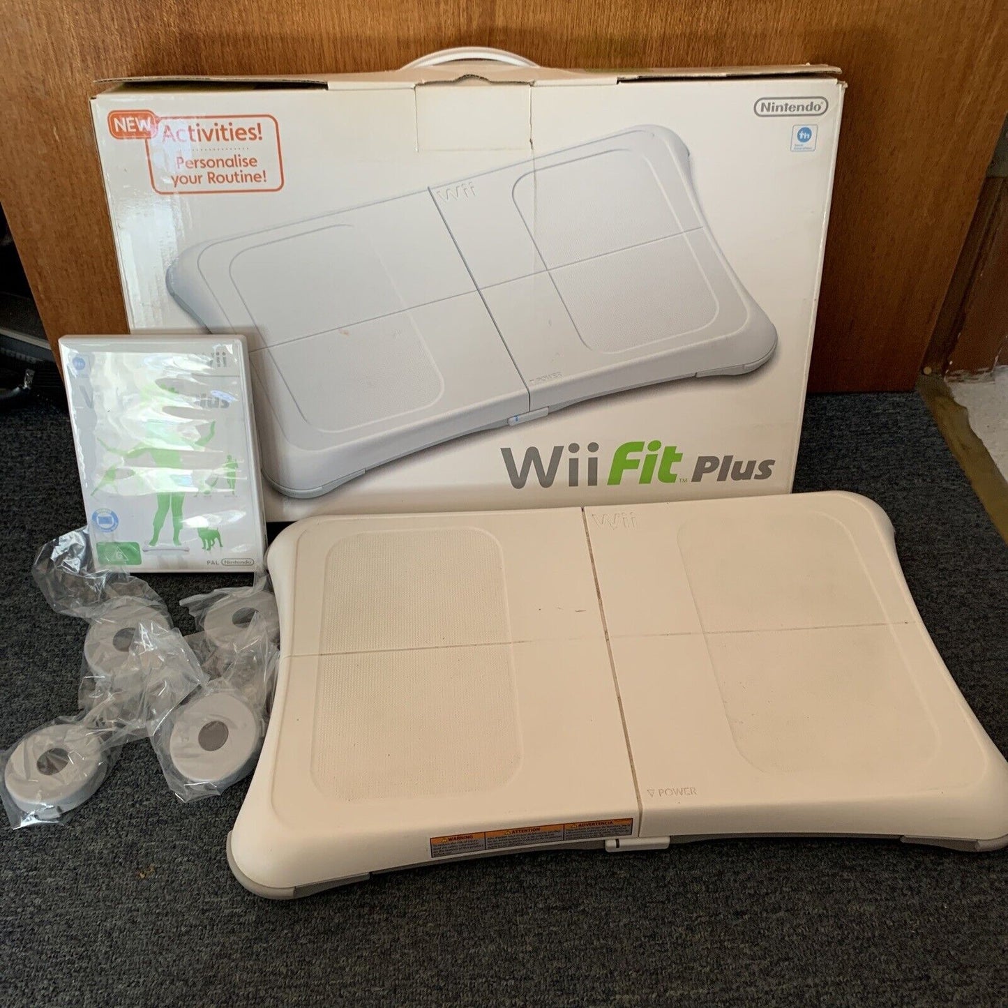 Nintendo Wii Fit Plus Balance Board + Game Bundle