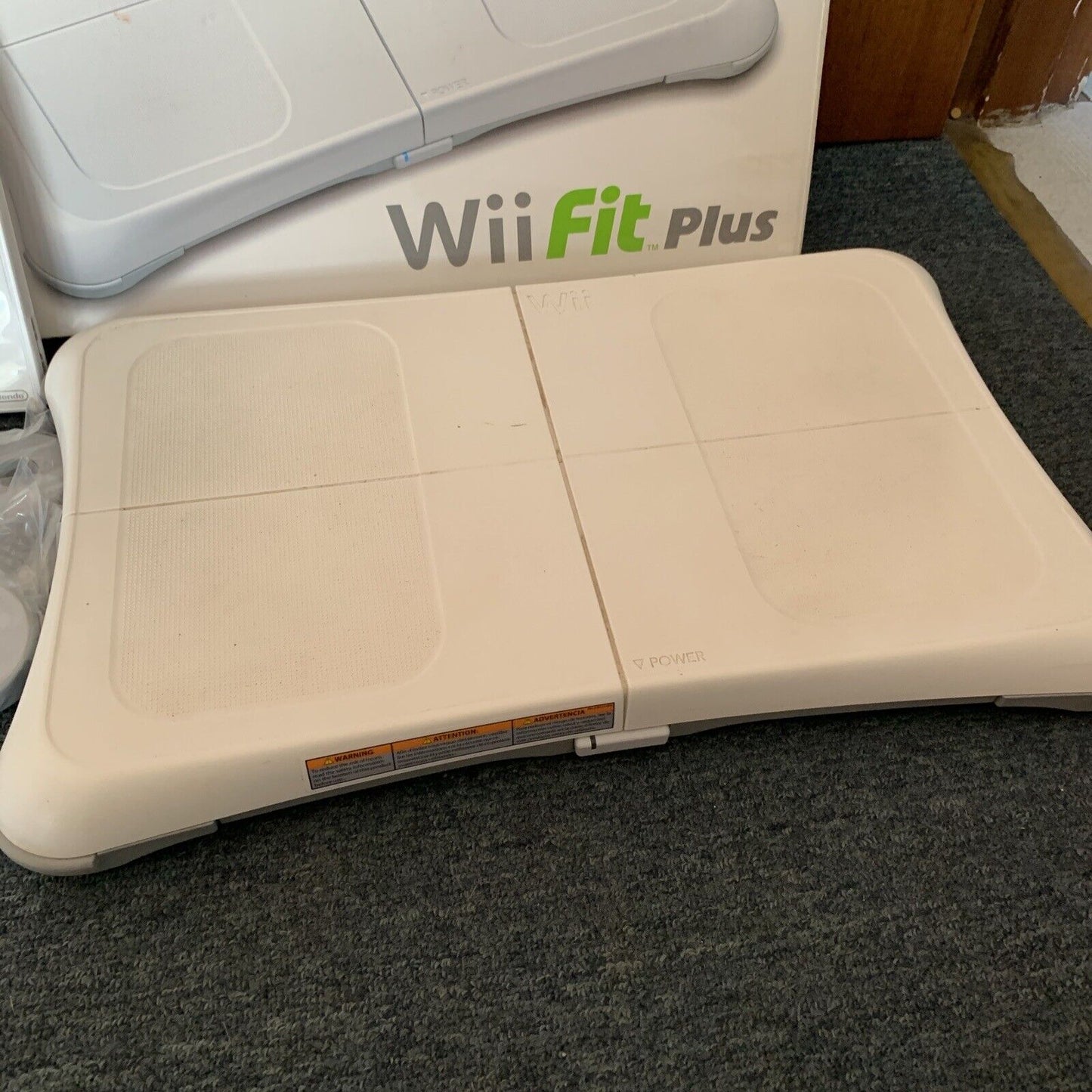 Nintendo Wii Fit Plus Balance Board + Game Bundle