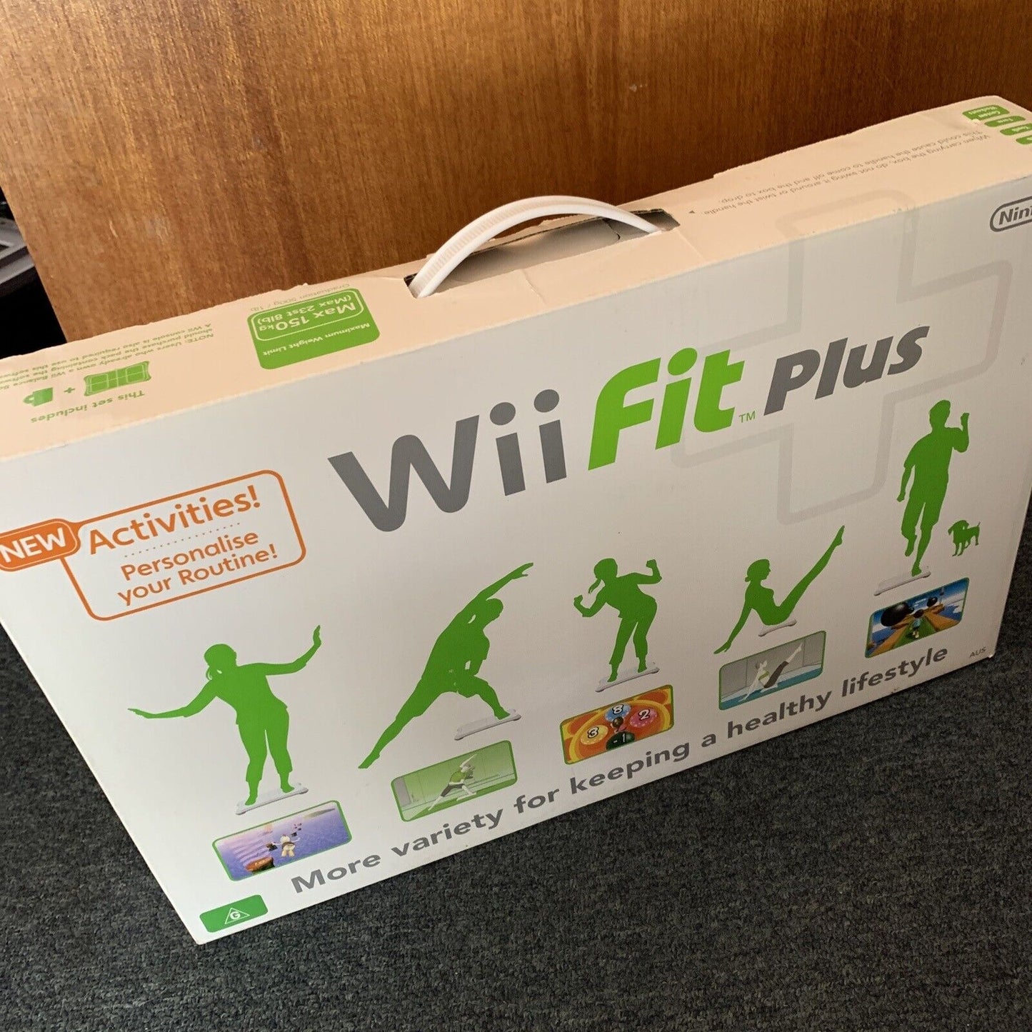 Nintendo Wii Fit Plus Balance Board + Game Bundle