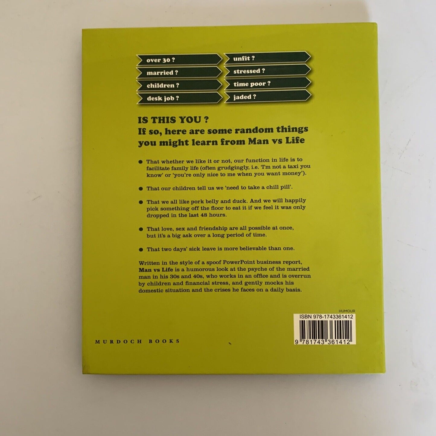 Man vs Life : A Strategic Approach to Man Stress by Rob Pegley (Paperback, 2012)