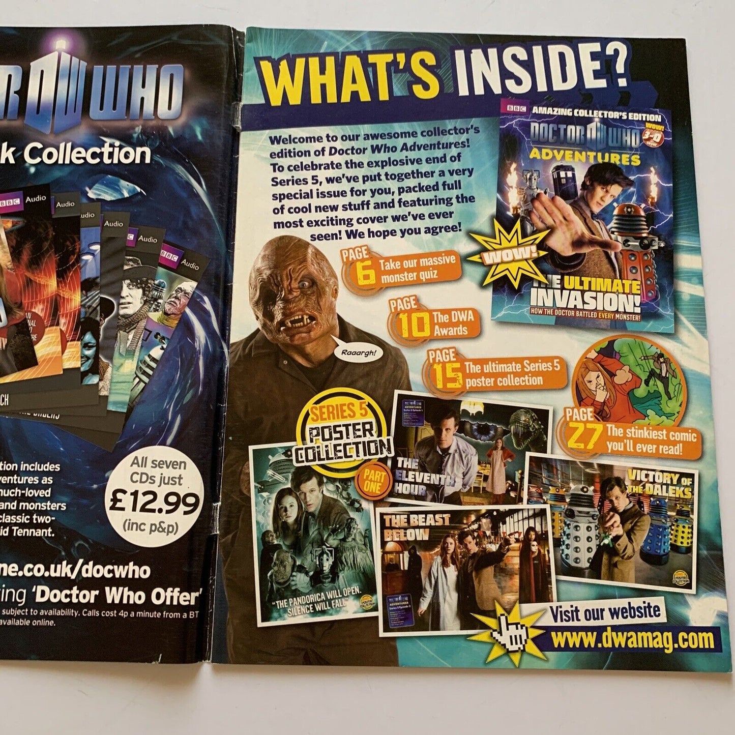 Doctor Who Adventures - The Ultimate Invasion Collectors Edition 3D Cover 2010
