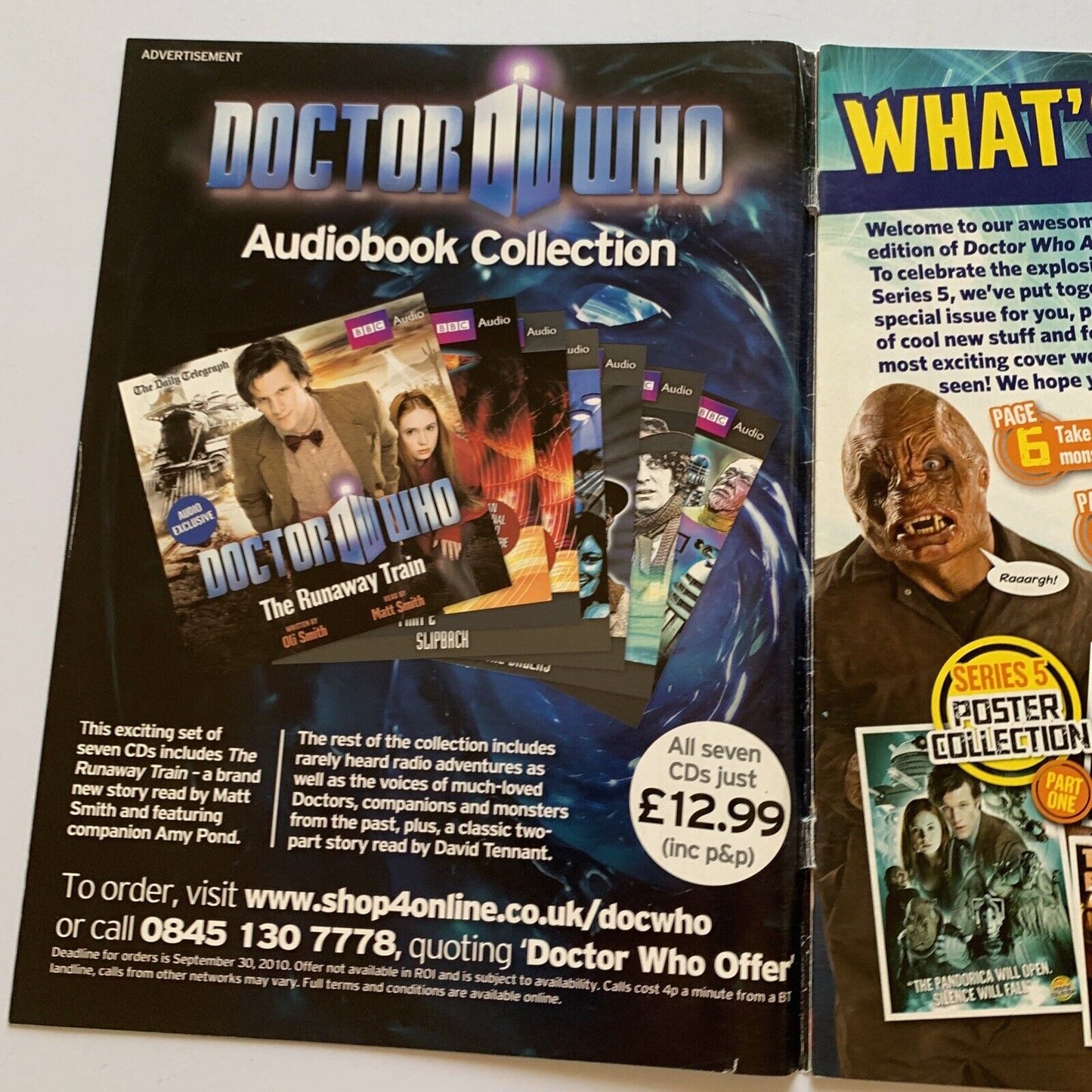 Doctor Who Adventures - The Ultimate Invasion Collectors Edition 3D Cover 2010